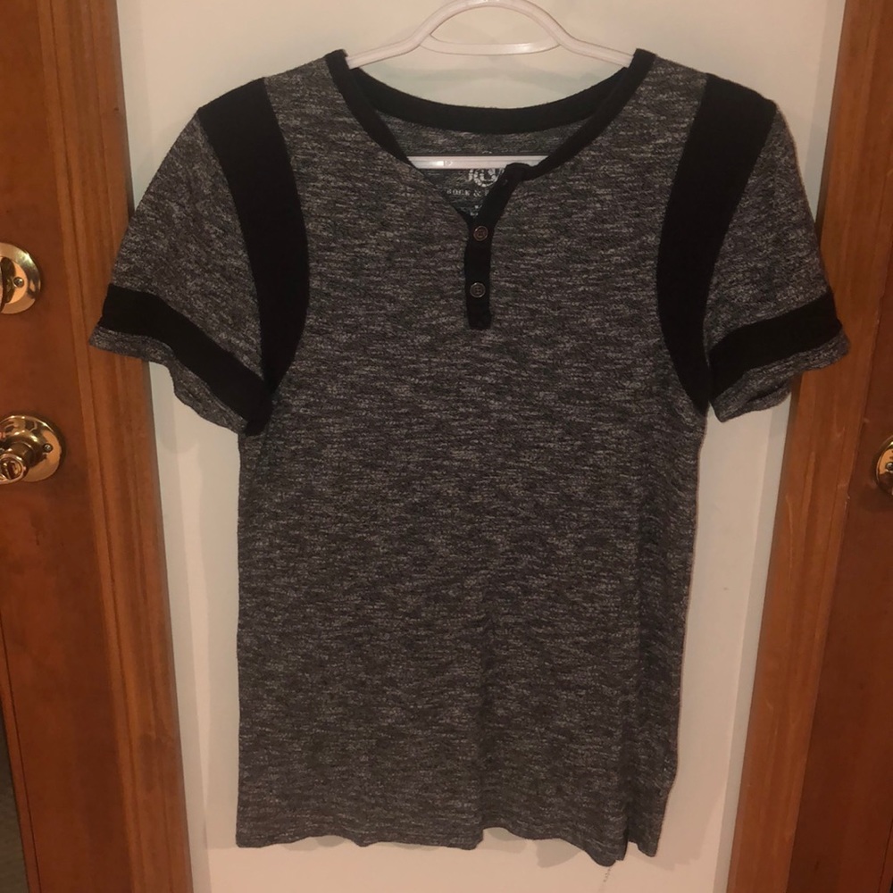 Dress to button-down T-shirt